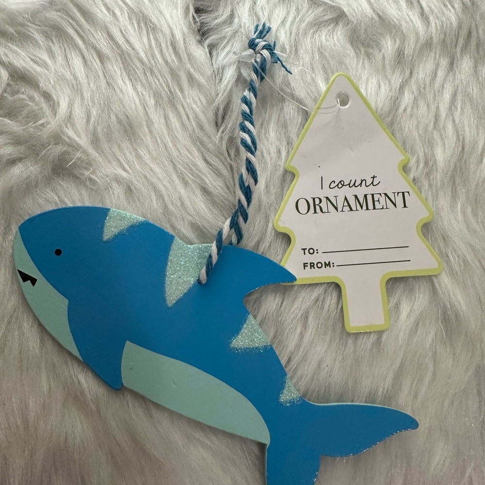 Epson Blue Shark Ornament